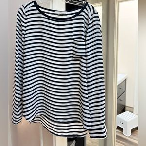 Loft medium silk blouse with pocket